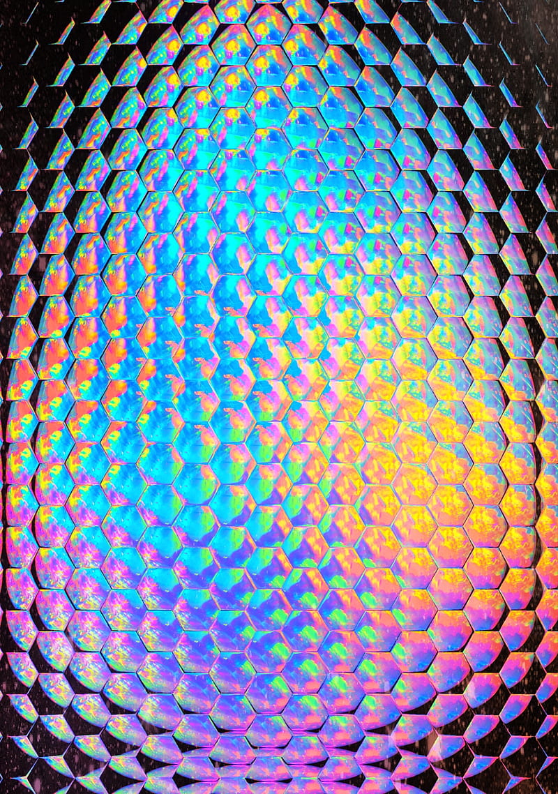 Opal Eyed, clear, colorful, fantasy, glass, gloss, holographic, mirror, rainbow, vivid, HD phone wallpaper