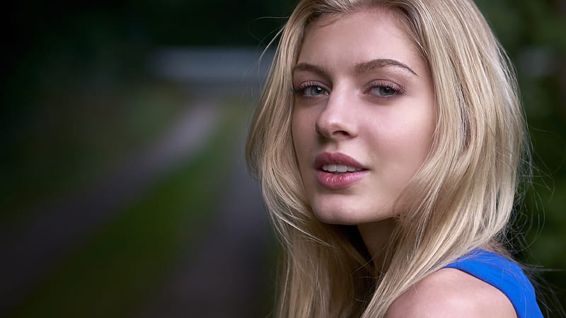 Cute Girl Model With Blonde Hair Girl, HD wallpaper