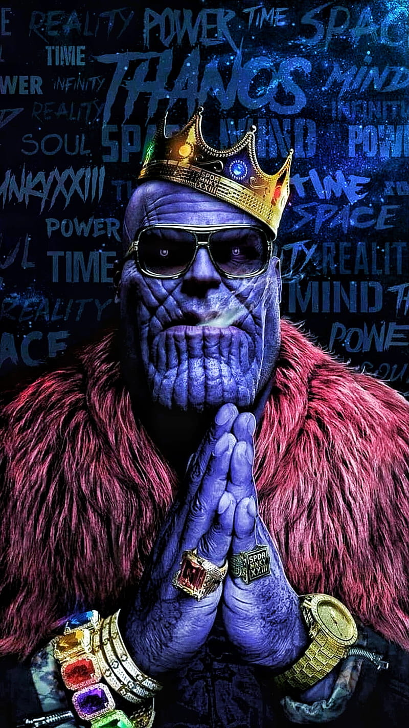 Thanos , avengers, avengers infinity war, cool, dslr, king, snapseed, HD phone wallpaper