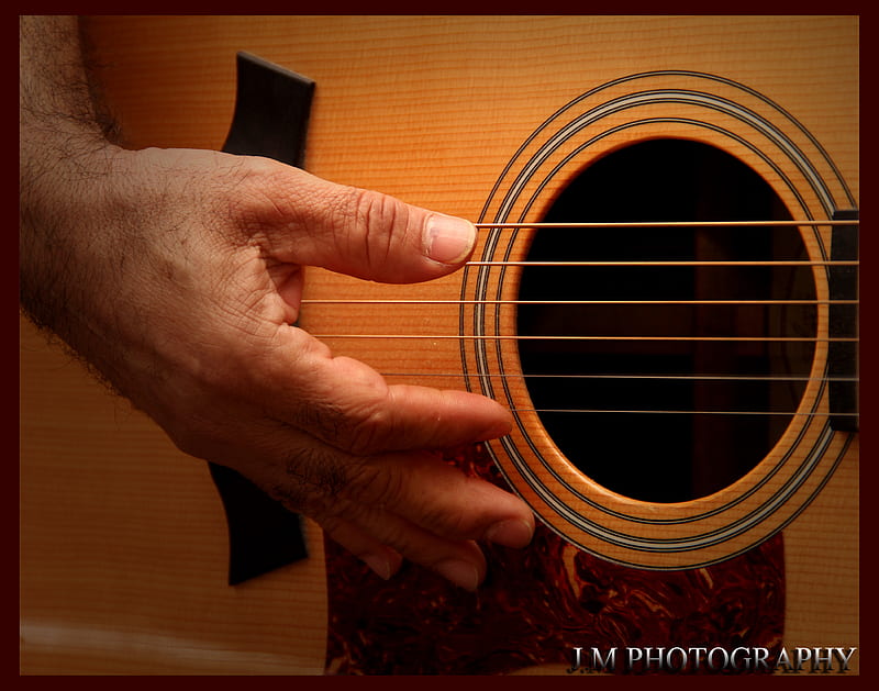 senior playing guitar, guitar, brown, hand, old, strings, HD wallpaper