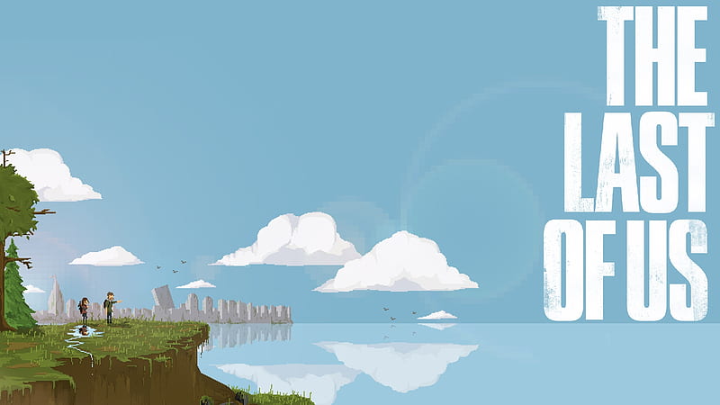 the last of us, pixel art, game landscape, Games, HD wallpaper