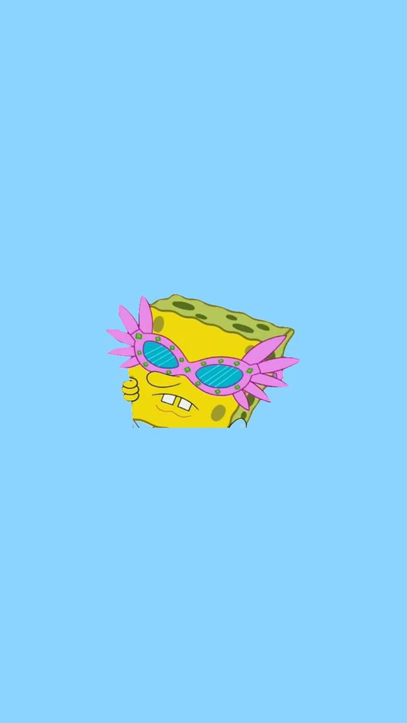 Spongebob, aesthetic, cool, squarepants, HD phone wallpaper