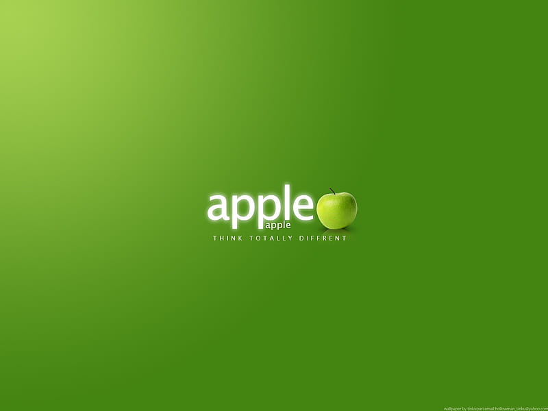 apple green-Brand advertising, HD wallpaper