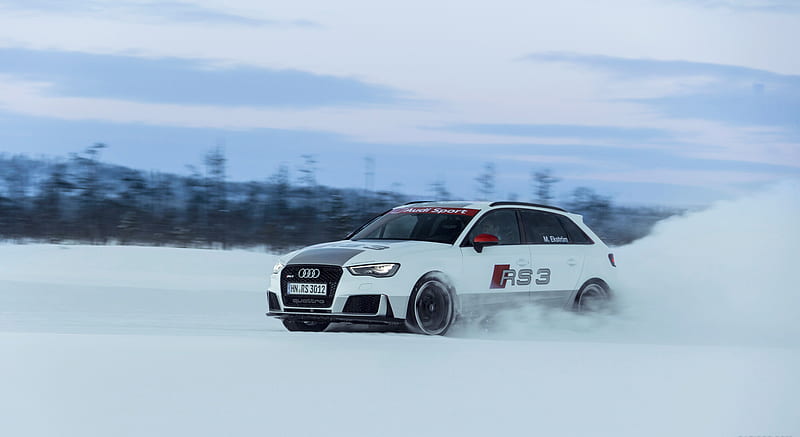 2016 Audi RS3 Sportback - Winter Drive - Front , car, HD wallpaper
