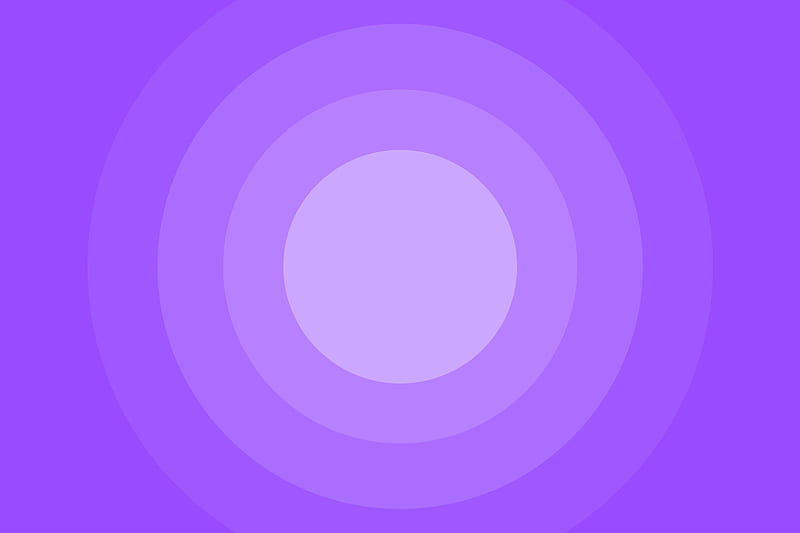 Flat Design, circle, purple, simple, HD wallpaper