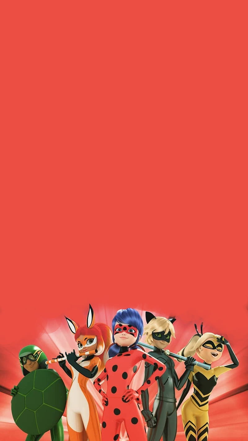Miraculous Ladybug Chat Noir Ladybug And Chat Noir Queen Bee Rena Rouge Hd Mobile Wallpaper Peakpx