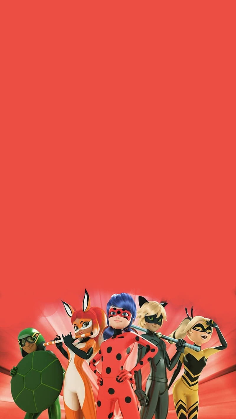 Miraculous ladybug, red, new, amoled, movie, cartoon, 2021, best