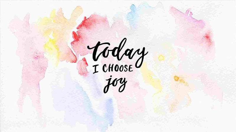 Today I Choose Joy Bible Verse, HD wallpaper