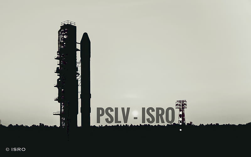 PSLV Rocket ISRO, black, fi, galveston, gel, gslv, isro, nasa, pslv, rocket, white, HD wallpaper