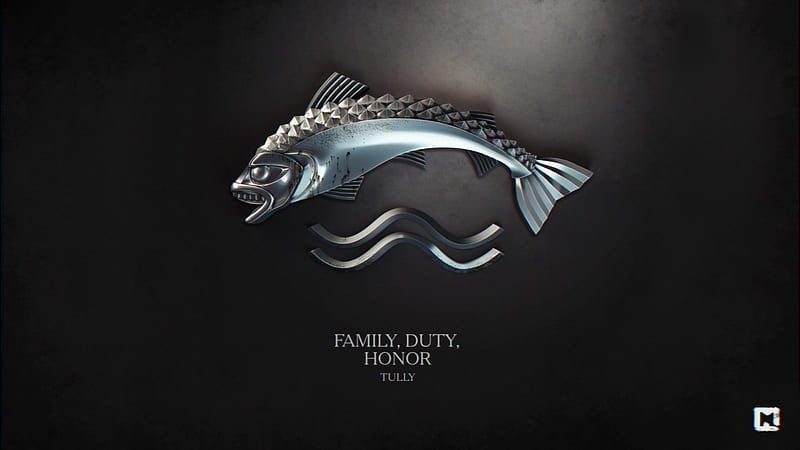 House Tully, tv series, tully, sigil, game of thrones, HD wallpaper