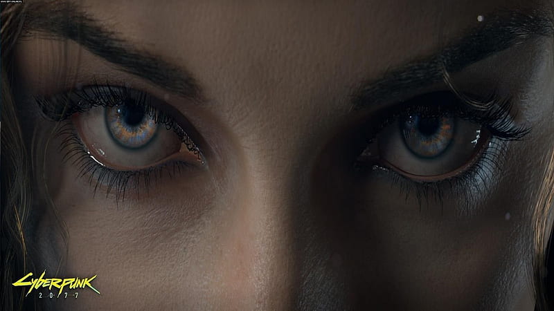 Cyberpunk 2077 Eyes, girl, cyberpunk 2077, video game, cd projekt red, eyes, HD wallpaper