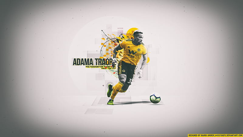 Sports, Adama Traoré, Wolverhampton Wanderers F.C., HD wallpaper