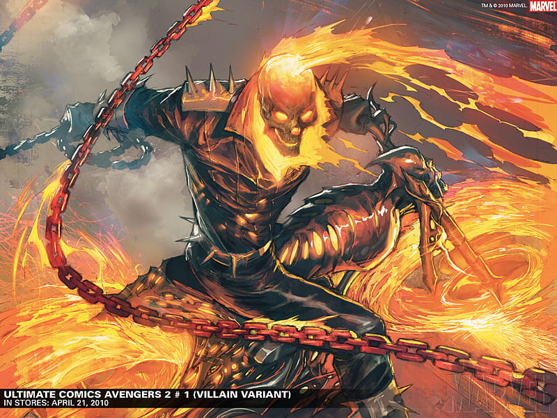 Ghost Rider, fire, marvel, rider, HD wallpaper | Peakpx