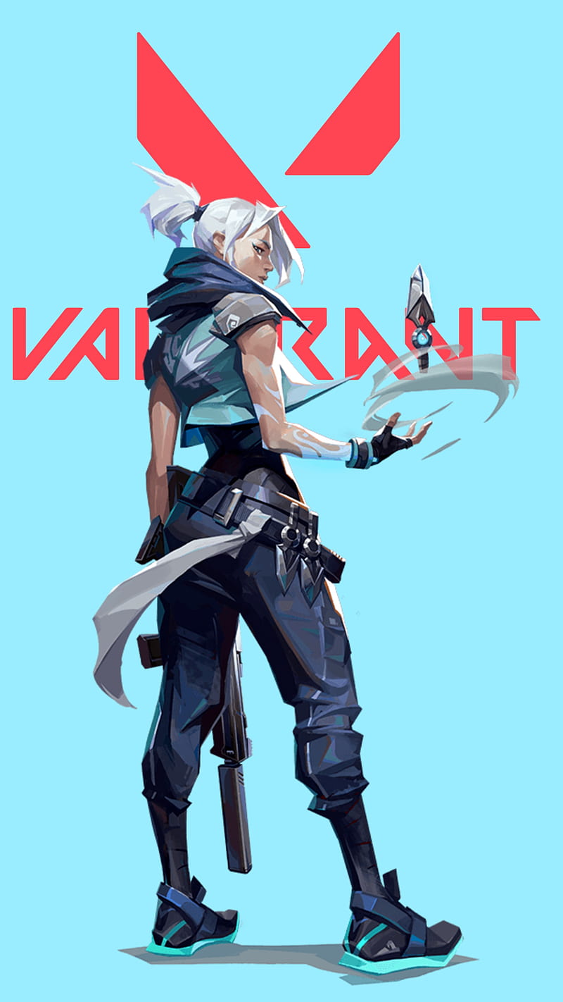 Jett valorant, gun, sosweet, cool, knives, windmaster, fire, HD