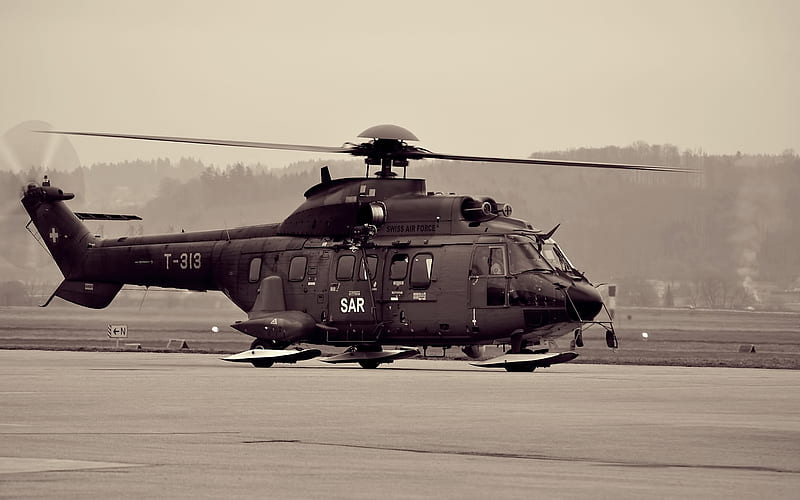 Super Puma Heli, lightweight, aircraft, rotor, helicopter, HD wallpaper