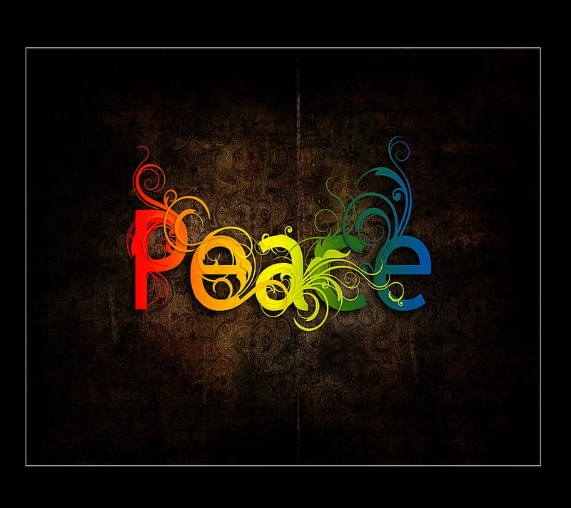 Peace, galaxy, nexus, HD wallpaper