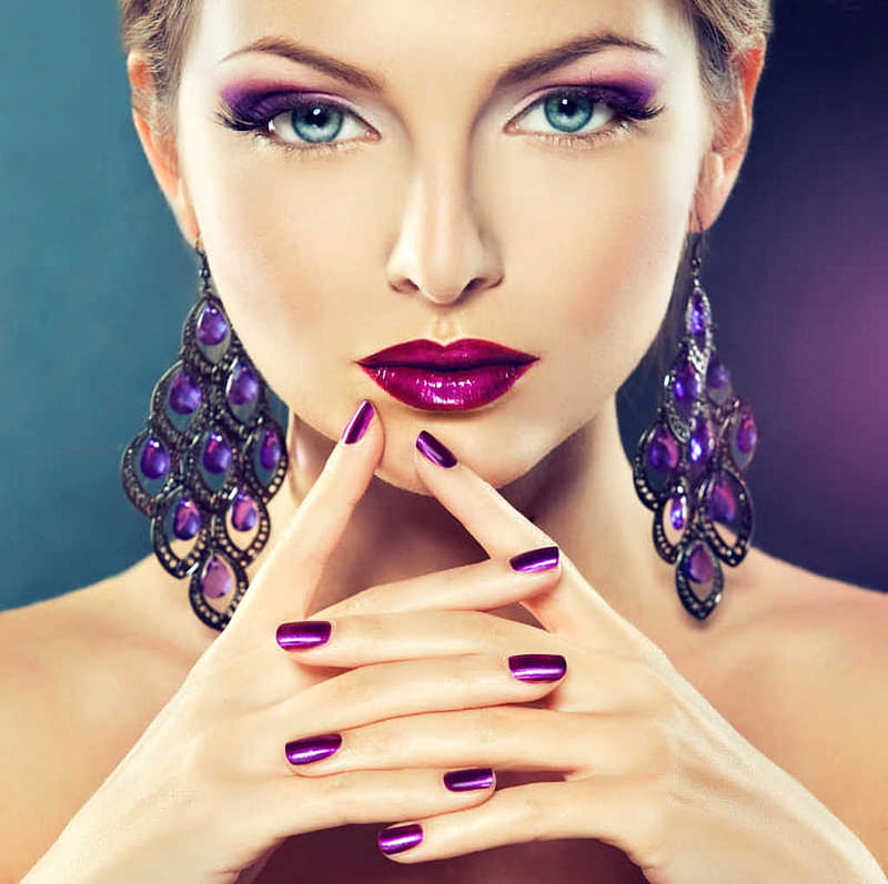 ლ, Model, Earrings, Face, Fingers, HD wallpaper | Peakpx