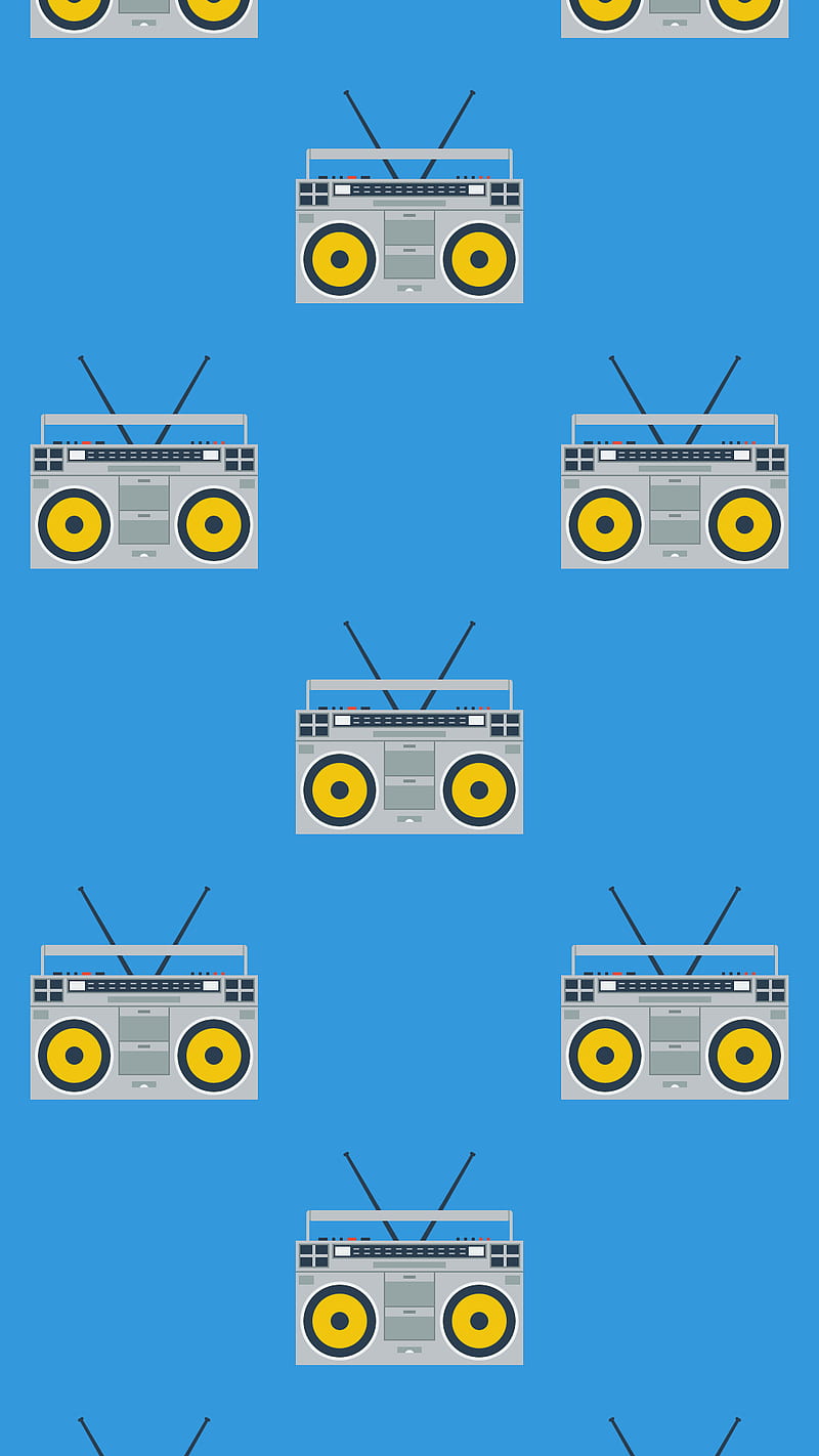 Retro Pop Eighties Boombox Radio Seamless Stock Vector Royalty Free  604986110  Shutterstock