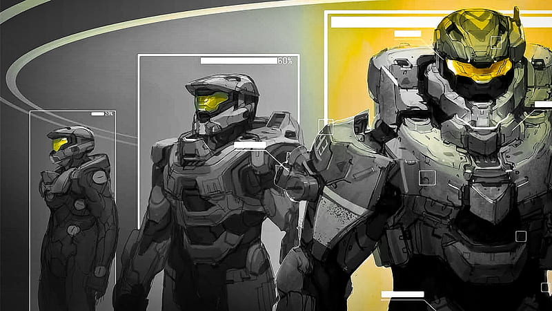 halo drawings of spartans