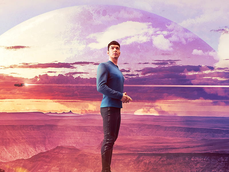 Star Trek, Star Trek: Strange New Worlds, Ethan Peck , Spock, HD wallpaper