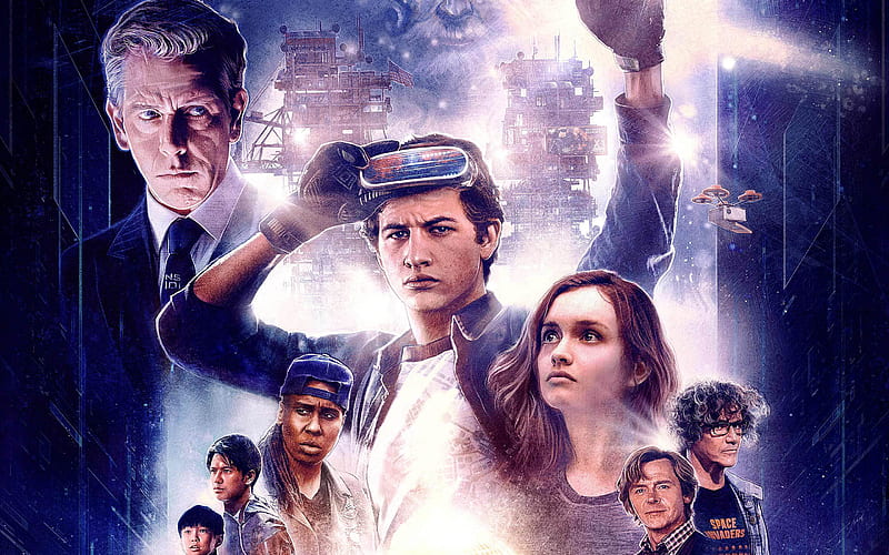 Ready Player One, art, 2018 movie, poster, HD wallpaper