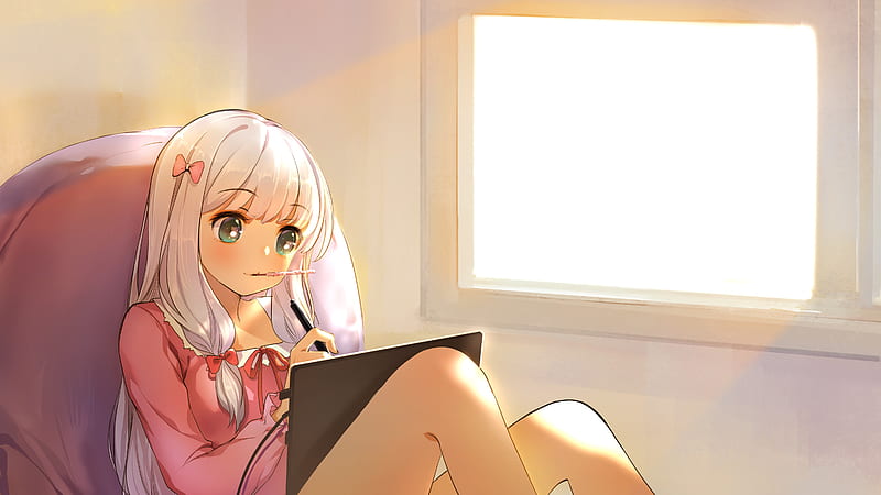 EroManga Sensei Anime Girl , anime-girl, anime, artist, artwork, digital-art, HD wallpaper