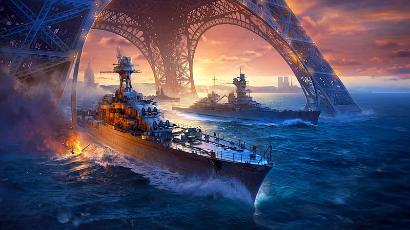 World of warships 2018 Video Game, HD wallpaper