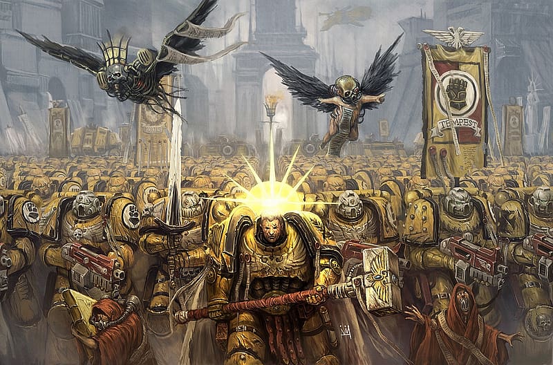 Warhammer, Video Game, Imperial Fists (Warhammer), HD wallpaper