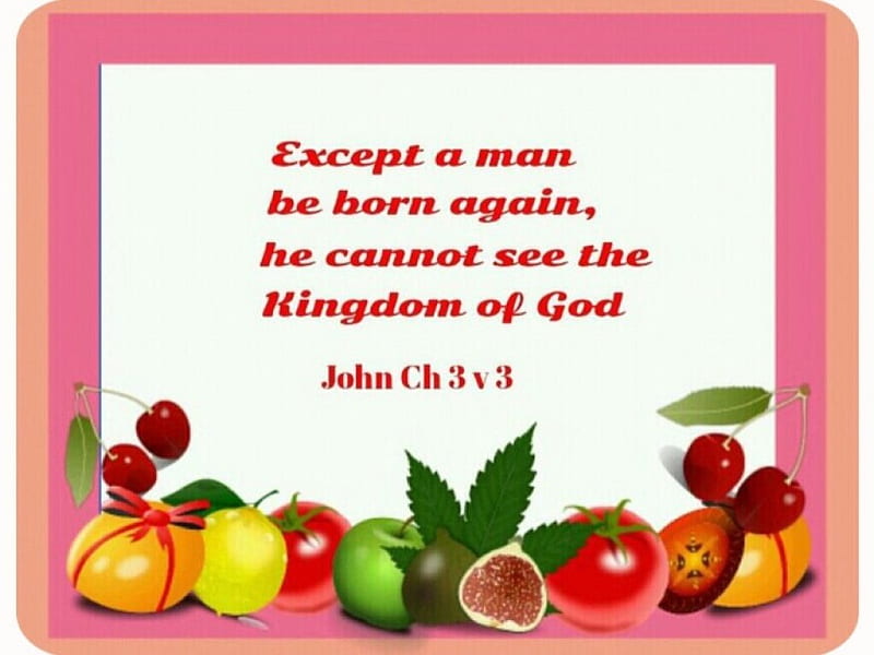 Except A Man Be Born Again, Verse, Born, Scripture, Except, HD wallpaper