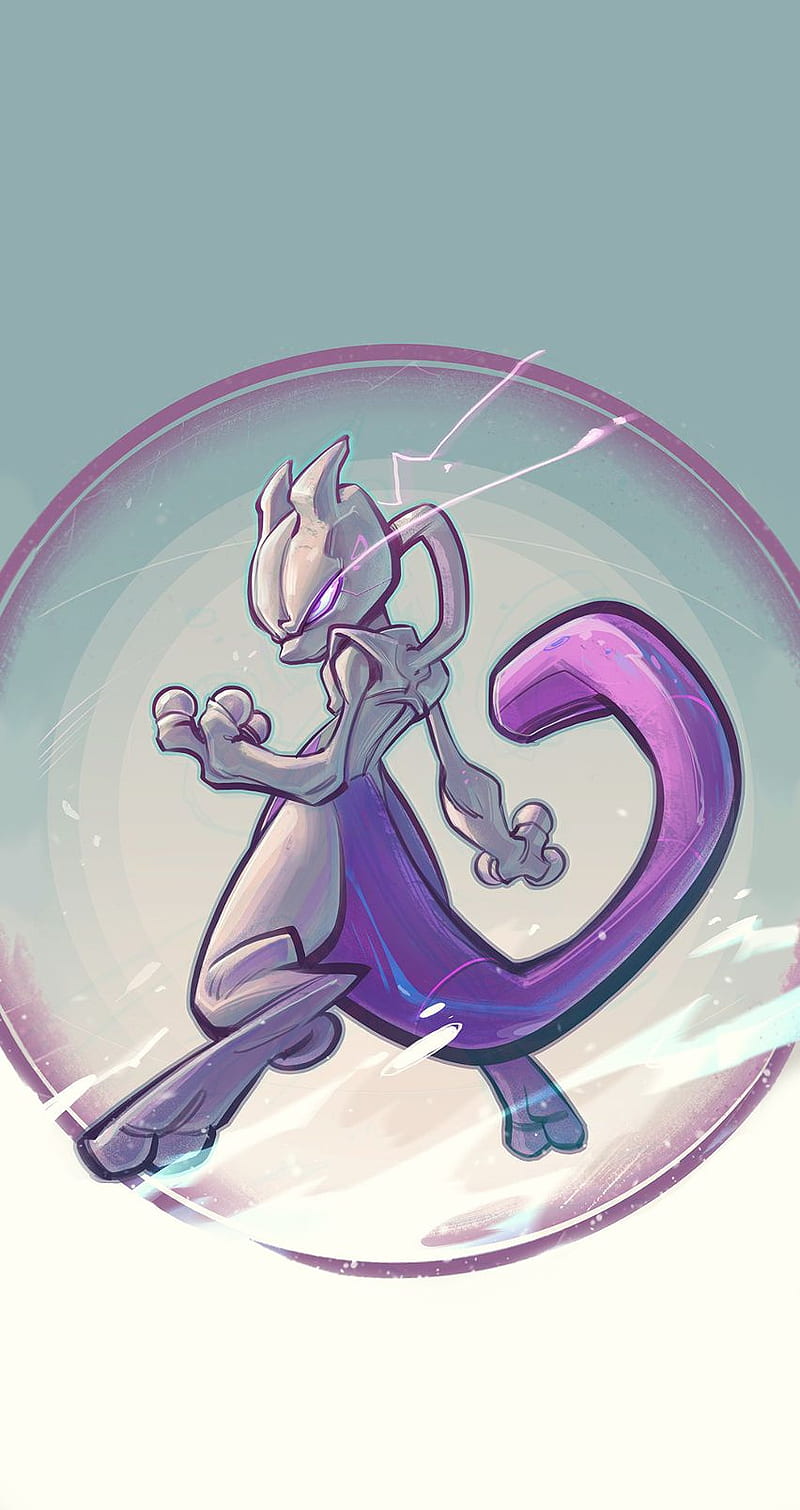 Mewtwo, legendary, pokemon, HD phone wallpaper