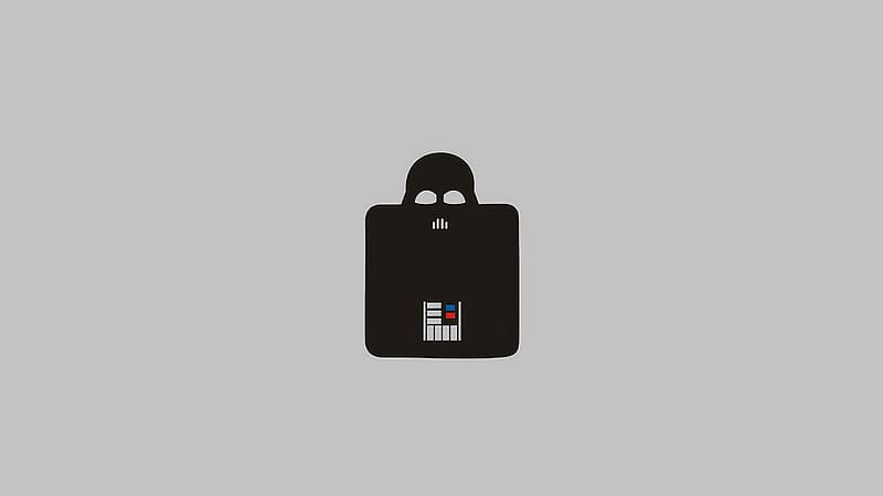 Darth Vader Minimal Doddle , darth-vader, star-wars, movies, minimalism, minimalist, artist, artwork, digital-art, behance, HD wallpaper