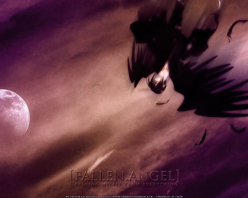 falling angel, moon, angel, dark, fallen angel, sky, HD wallpaper falling angel, moon, angel, dark, fallen angel, sky, HD wallpaper