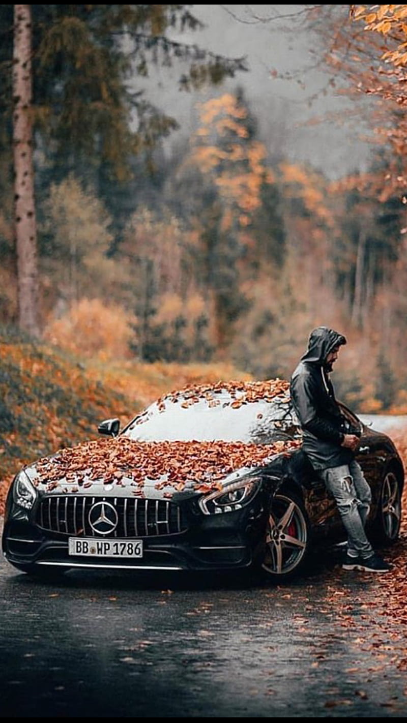 Mercedes benz, black, car, man, sad, white, HD phone wallpaper | Peakpx