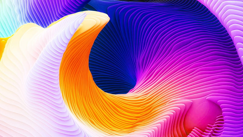 Colorful Apple Technology MacBook, HD wallpaper