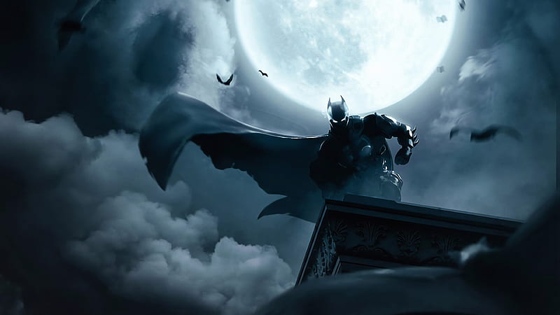 Batman Darknight, batman, superheroes, digital-art, artwork, artstation, HD wallpaper