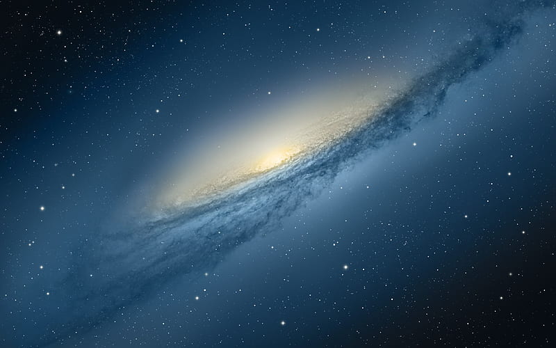 Mysterious and beautiful of Galaxy-Mac OS, HD wallpaper
