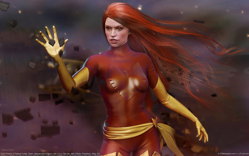 Dark Phoenix-The world s leading CG illustration, HD wallpaper