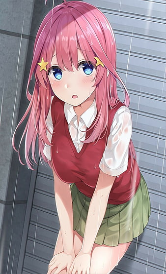 Papel de parede : 5 toubun no Hanayome, Meninas anime, cabelo longo, Peitos  grandes, vestido de casamento, Ruiva, boca aberta, olhos azuis, pétalas de  flores, Nakano Itsuki, Olhando para o espectador, 2D