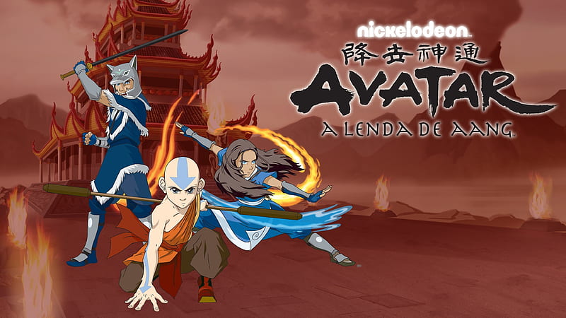 Avatar (Anime), Avatar: The Last Airbender, Aang (Avatar), Katara (Avatar), Sokka (Avatar), HD wallpaper