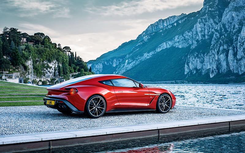 Aston Martin, Aston Martin Vanquish Zagato, Car, Red Car, HD wallpaper
