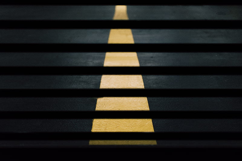 Road Street Crossing Yellow Lines Abstract , lines, abstract, road, street, HD wallpaper