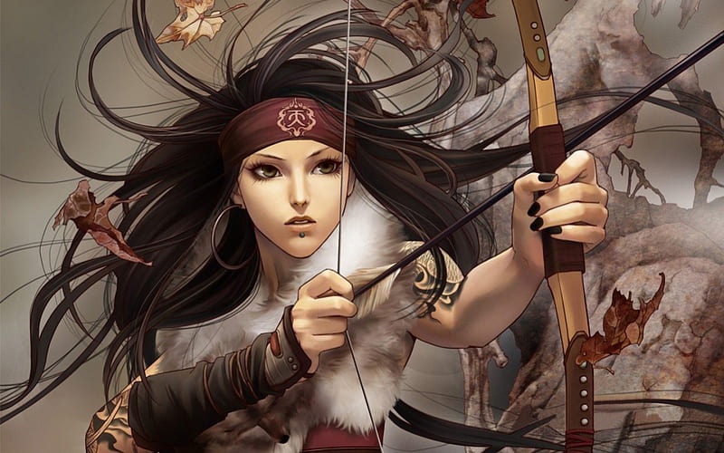 Archer beauty fantasy abstract girl HD wallpaper Peakpx