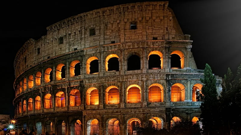 Roman Colosseum, HD wallpaper