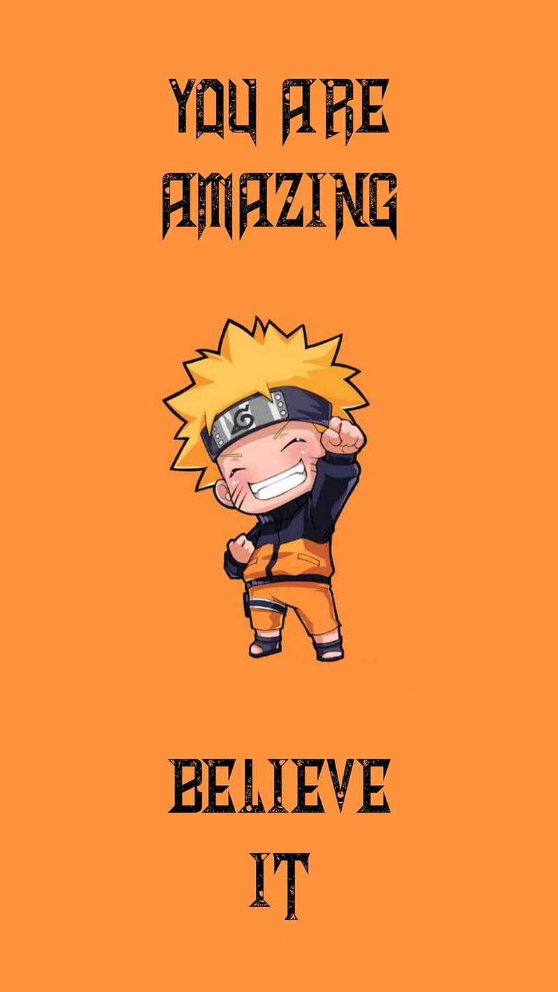Naruto Live, Orange Background, anime, animation, kid, HD phone ...