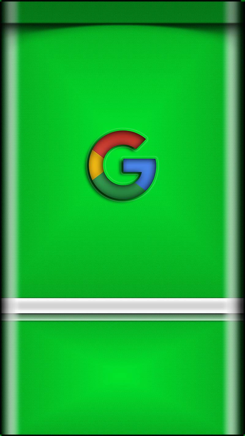 Green Google, 929, cool, edge, logo, minimal, new, tech, HD phone wallpaper