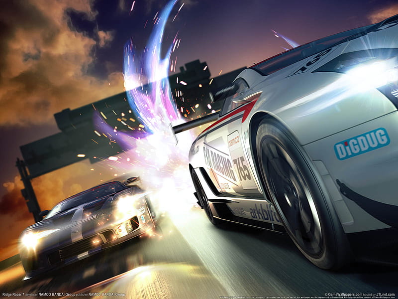 Ridge Racer 7, race, racing, game, speed, car, sport car, road, fast, HD wallpaper