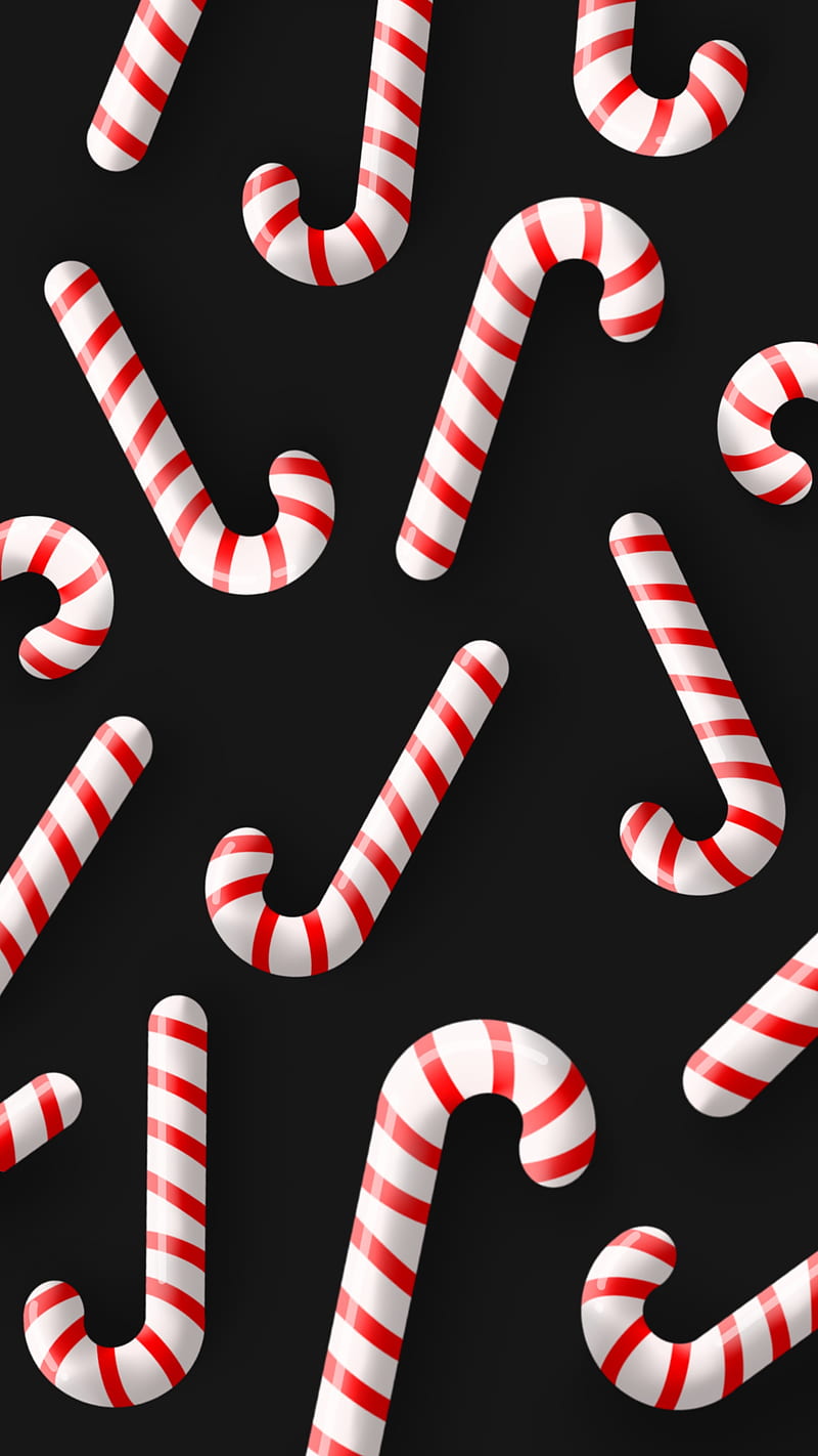 Christmas Candy Cane and Bows  Free Vector Arts  Images  WowPatterns