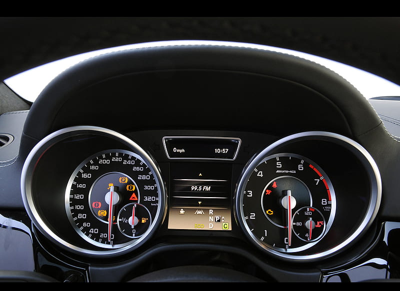 Mercedes-Benz (2012) ML 63 AMG - Interior, car, HD wallpaper