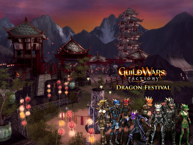 Dragon Festival, factions, games, guildwars, HD wallpaper
