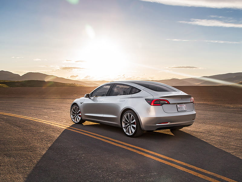 2016 Tesla Model 3 Prototype, Electric, Sedan, car, HD wallpaper